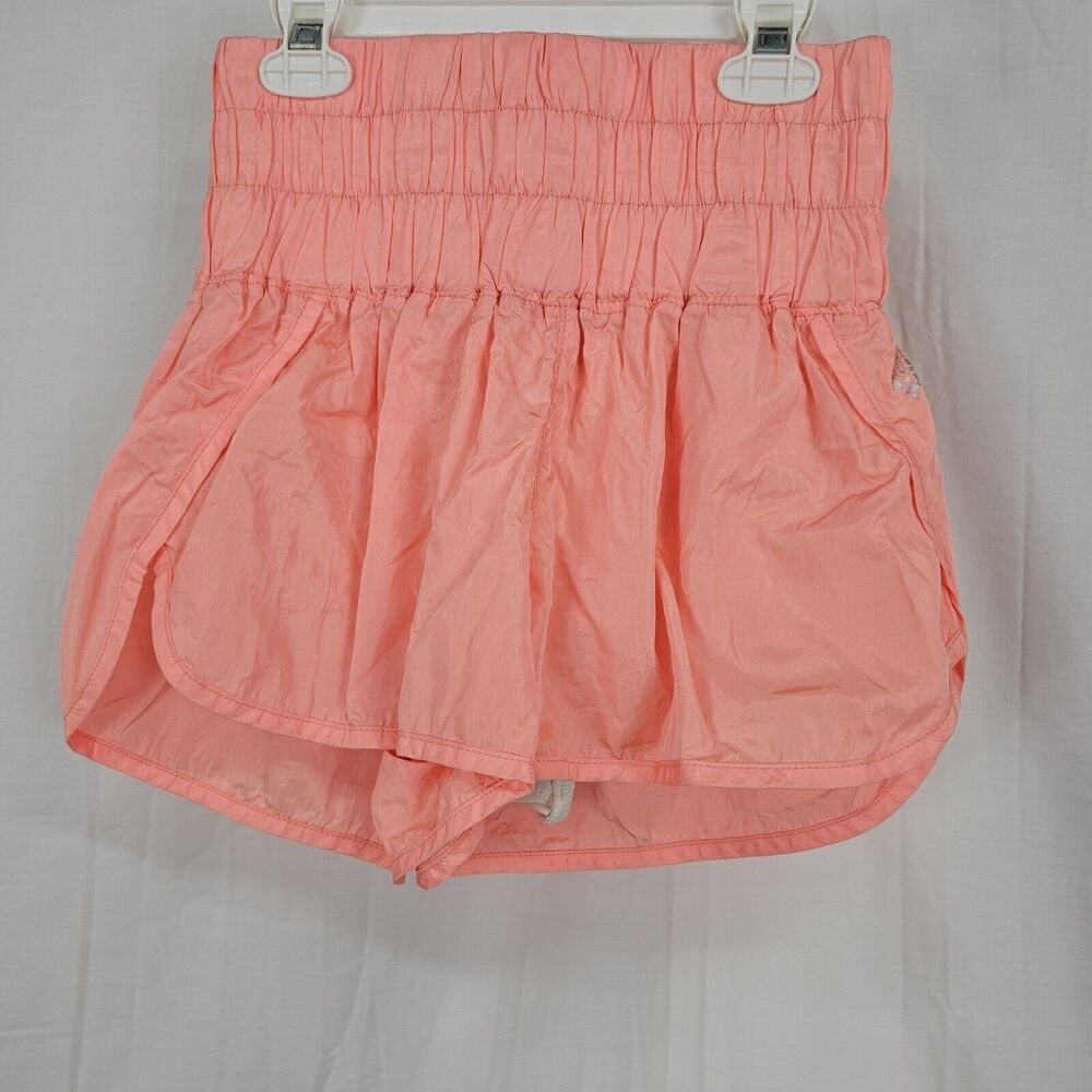 Free People Coral Athletic Shorts